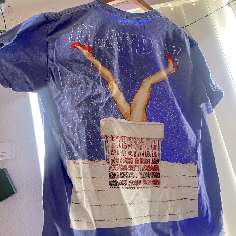 Playboy Christmas shirt. NWT size Medium
